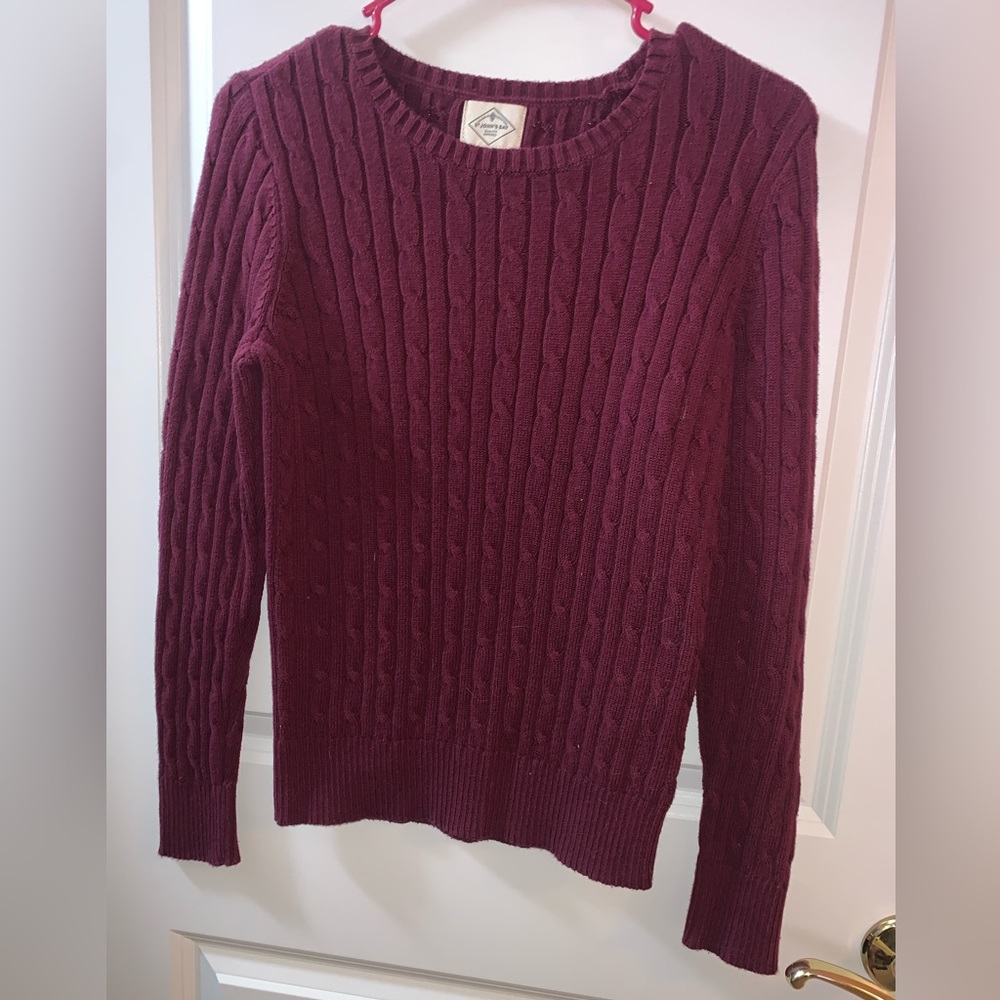 Cable Knit Sweater size small